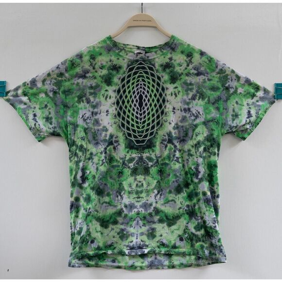 Austin Mackereth Dyes n Good Vibes June 30 2021 Drop Tie-Dye T-Shirt Size L - Picture 1 of 6